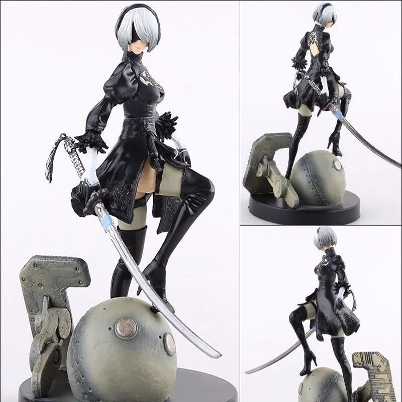 15cm Nier:automata Yorha No.9 Type S Yorha No.2 Type B 2b With Sword Weapoon Anime Game Pvc Action Figure Model Toys Kids Gift
15cm Nier:automata Yorha No.9 Type S Yorha No.2 Type B 2b With Sword Weapoon Anime Game Pvc Action Figure Model Toys Kids Gift