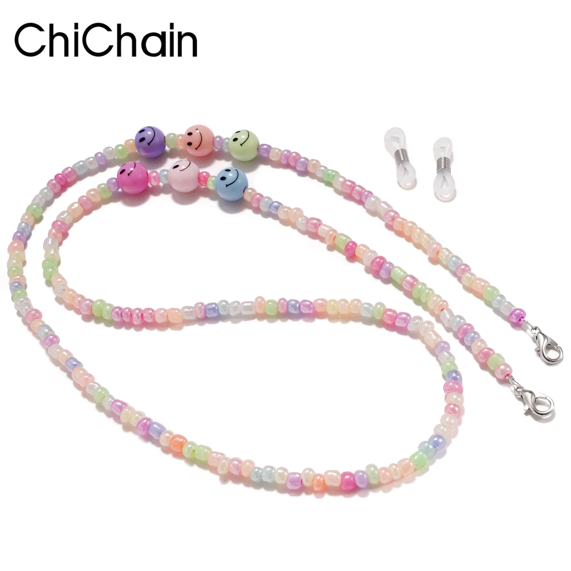 Children Colorful Acrylic Glasses Mask Lanyard Glasses Chains Cartoon Smile Face Rope Strap Holder Anti-lost Mask Chain For Boys
Children Colorful Acrylic Glasses Mask Lanyard Glasses Chains Cartoon Smile Face Rope Strap Holder Anti-lost Mask Chain For Boys