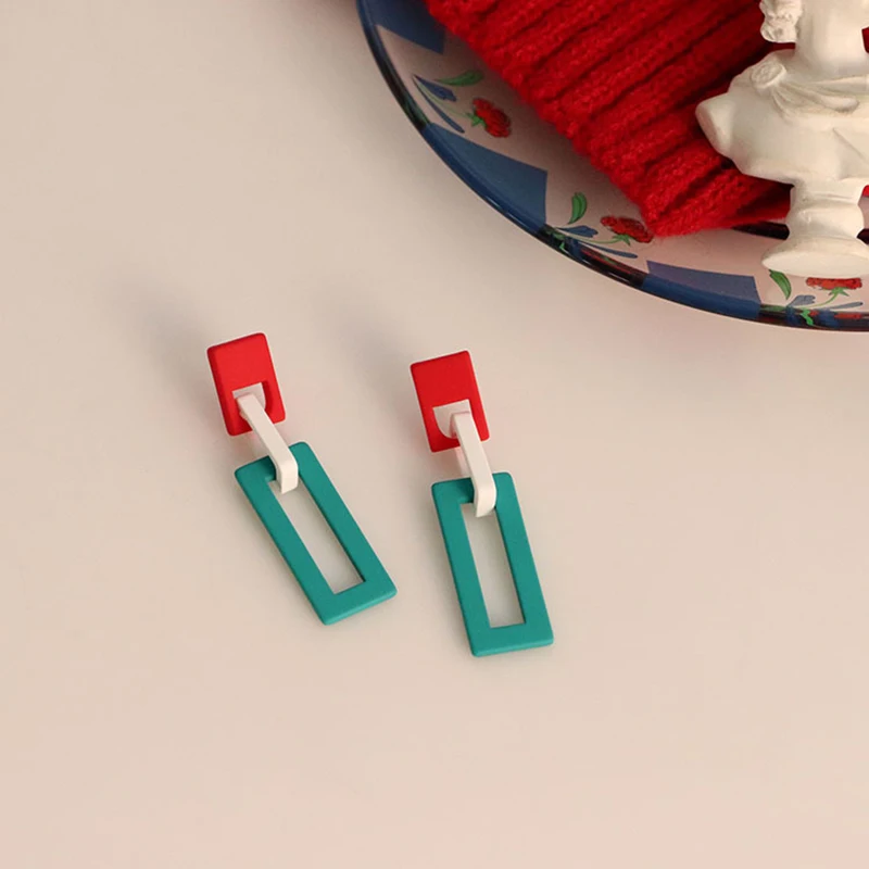 Winter Korean Fashion Long Drop Earrings for Women Rainbow Bohemia Resin Geometric Dating Earrings Statement Jewelry Friends M4
Winter Korean Fashion Long Drop Earrings for Women Rainbow Bohemia Resin Geometric Dating Earrings Statement Jewelry Friends M4