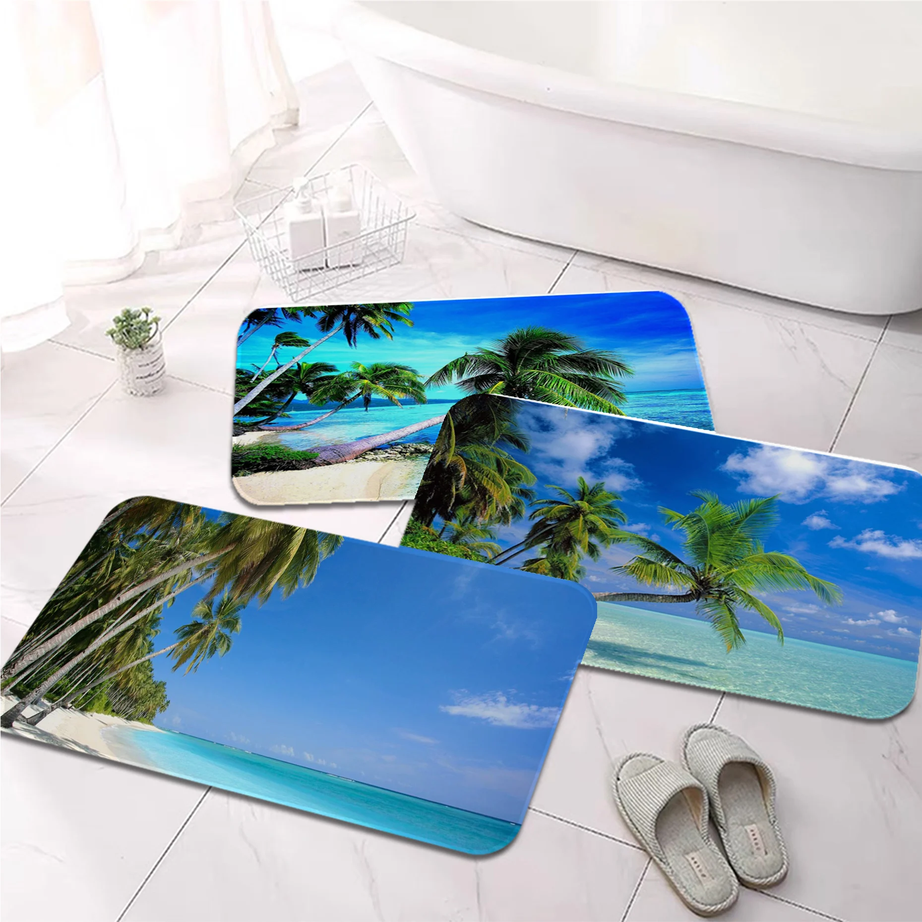 Sunny Green Tree Beach Print Floor Mat Cheaper Anti-slip Modern Living Room Balcony Printed Modern Home Decor
Sunny Green Tree Beach Print Floor Mat Cheaper Anti-slip Modern Living Room Balcony Printed Modern Home Decor