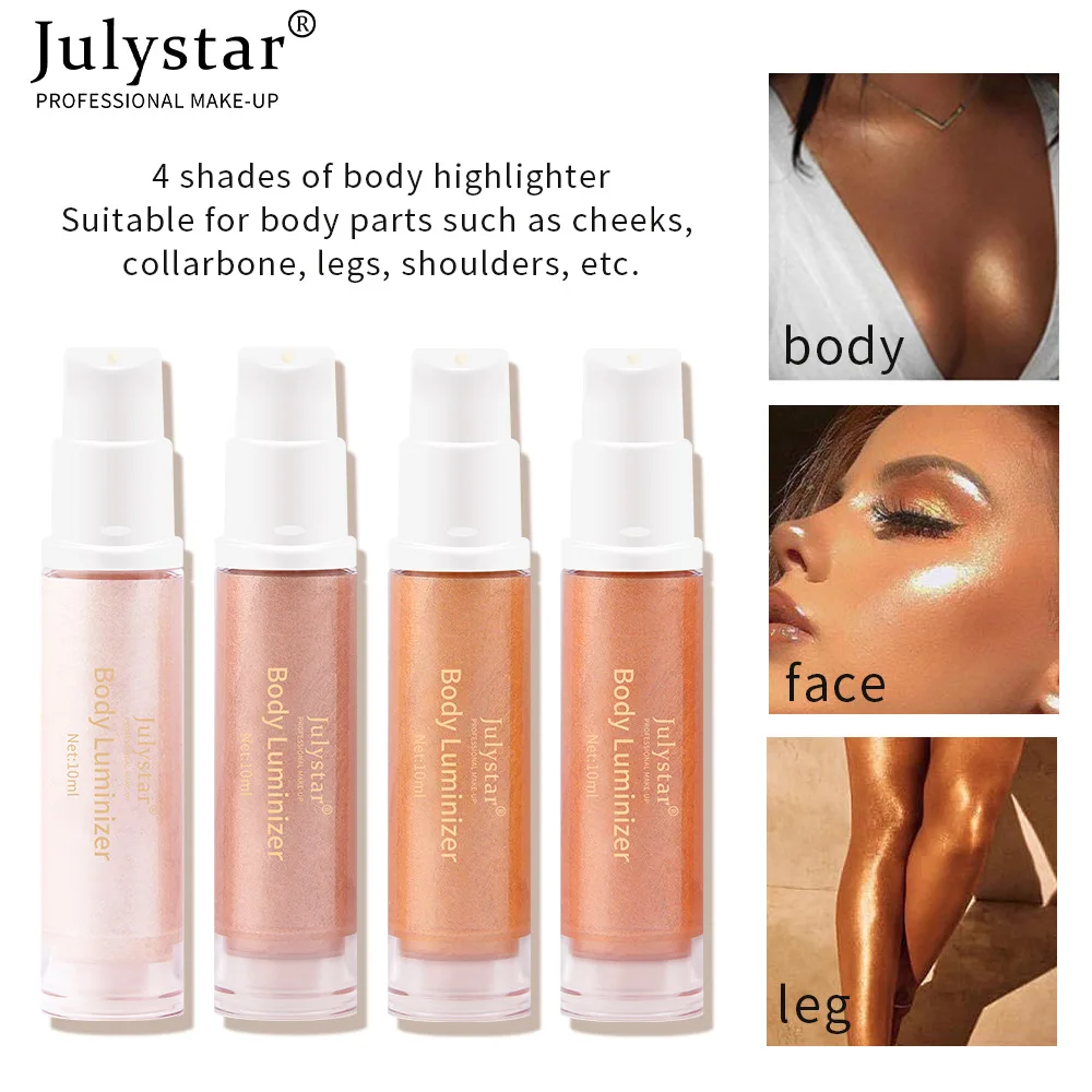10ml Highlighting Full Body Brightening Highlighting Liquid Lotion Beach Body Highlighter Body Glitter Brighten Makeup Cosmetic
10ml Highlighting Full Body Brightening Highlighting Liquid Lotion Beach Body Highlighter Body Glitter Brighten Makeup Cosmetic