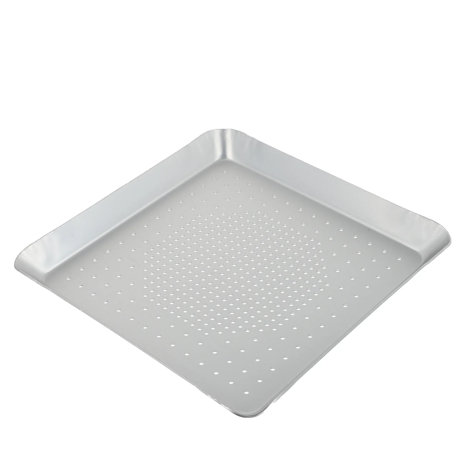 

Pizza Pan Tray Baking Oven Square Holesplate Noncrisper Stick Steel Stainless Cake Perforated Sheet Pie Bakeware Aluminium