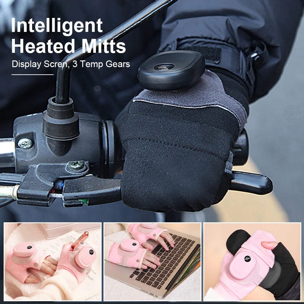New Heating Gloves Rechargeable Winter Warm USB Electric Heated Gloves Fingerless Hand Warmer Thermal for Sports Skiing Gloves
New Heating Gloves Rechargeable Winter Warm USB Electric Heated Gloves Fingerless Hand Warmer Thermal for Sports Skiing Gloves