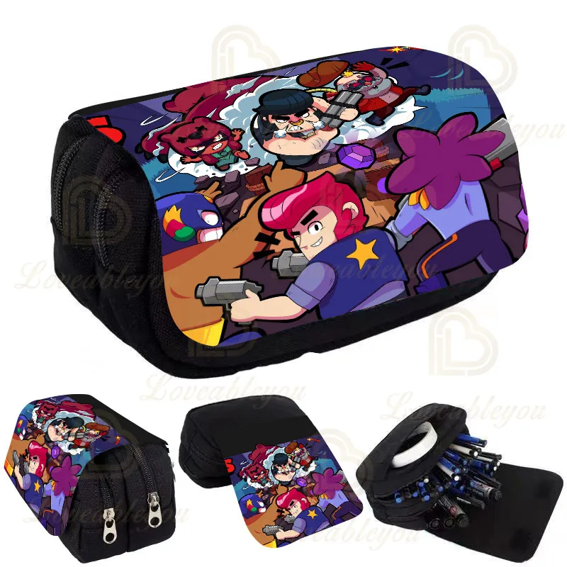Kids Shoot Stars Print Pencil Case Game Canvas Stretch Double Layer Large Capacity Pencil Box Cute School Stationery
Kids Shoot Stars Print Pencil Case Game Canvas Stretch Double Layer Large Capacity Pencil Box Cute School Stationery