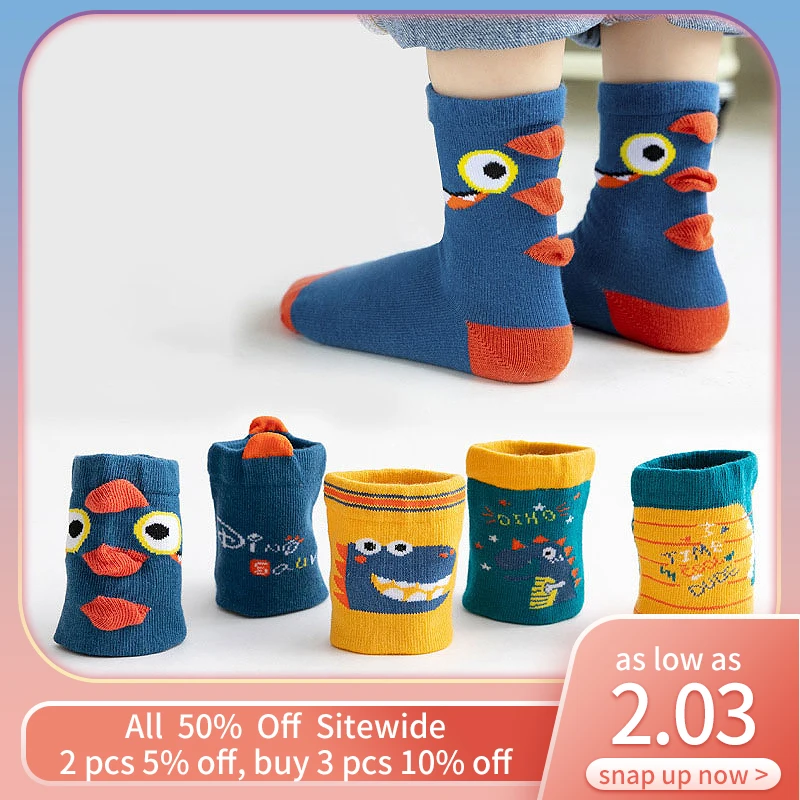 5Pair/Lot Cartoon Pattern Children Socks Kids Autumn Winter Cotton Warm Mid Tube Sock Girls Boys Sport Sokken детские носки 1-9Y
5Pair/Lot Cartoon Pattern Children Socks Kids Autumn Winter Cotton Warm Mid Tube Sock Girls Boys Sport Sokken детские носки 1-9Y