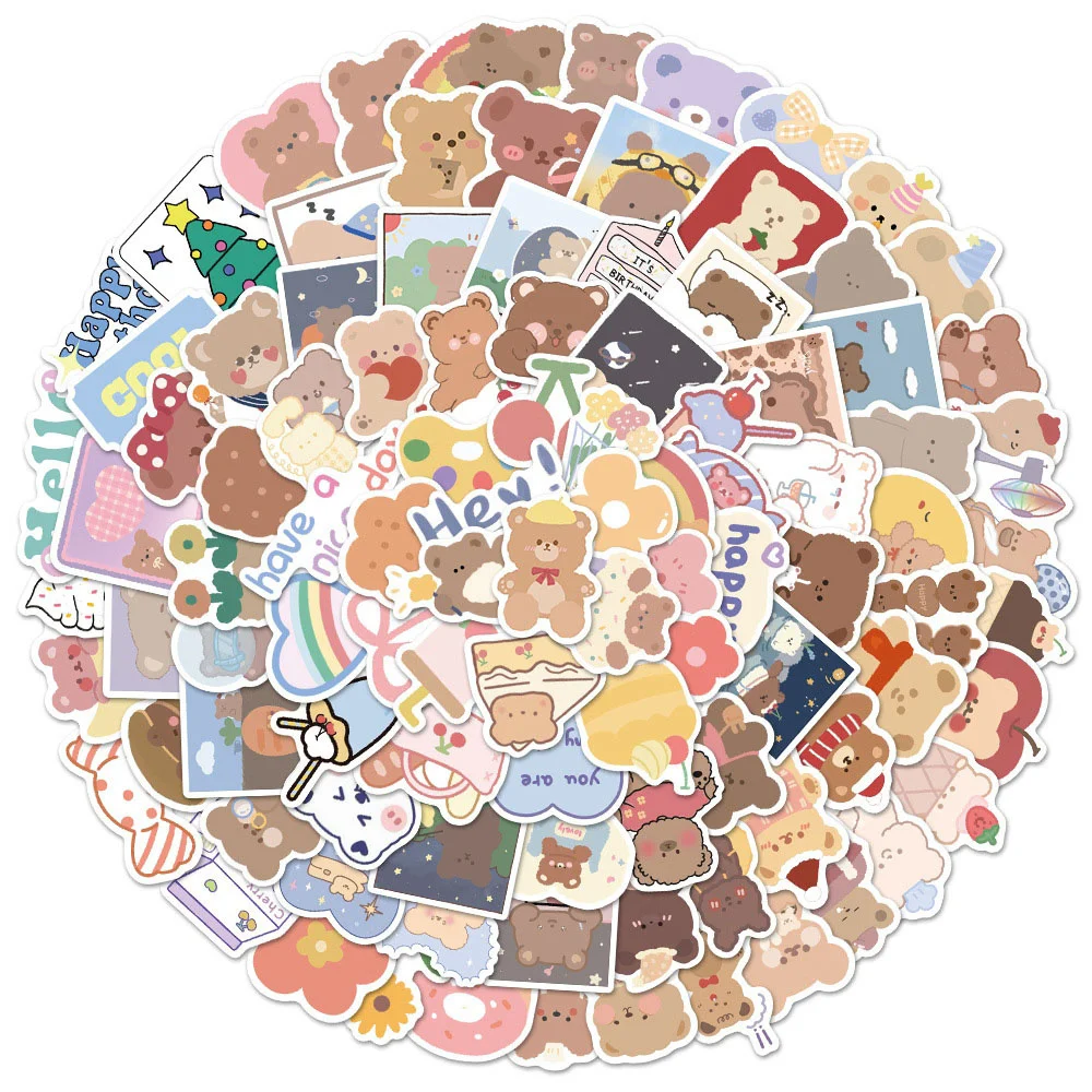 10/30/50PCS Cute Girl Heart Bear Cartoon Graffiti Waterproof Sticker Personalized Decoration Creative TrendRefrigeratorWholesale
10/30/50PCS Cute Girl Heart Bear Cartoon Graffiti Waterproof Sticker Personalized Decoration Creative TrendRefrigeratorWholesale