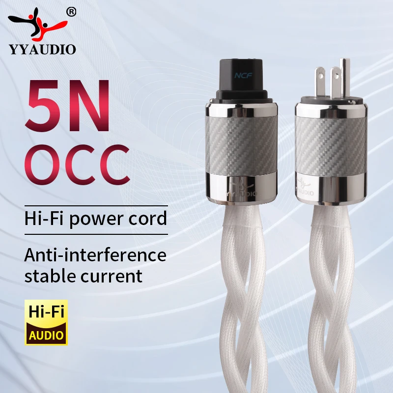 YYAUDIO Hifi Power Cord Silver Plated Power Cable 5N OCC American Standard Amp US Power Cables EU US Plug cable
YYAUDIO Hifi Power Cord Silver Plated Power Cable 5N OCC American Standard Amp US Power Cables EU US Plug cable