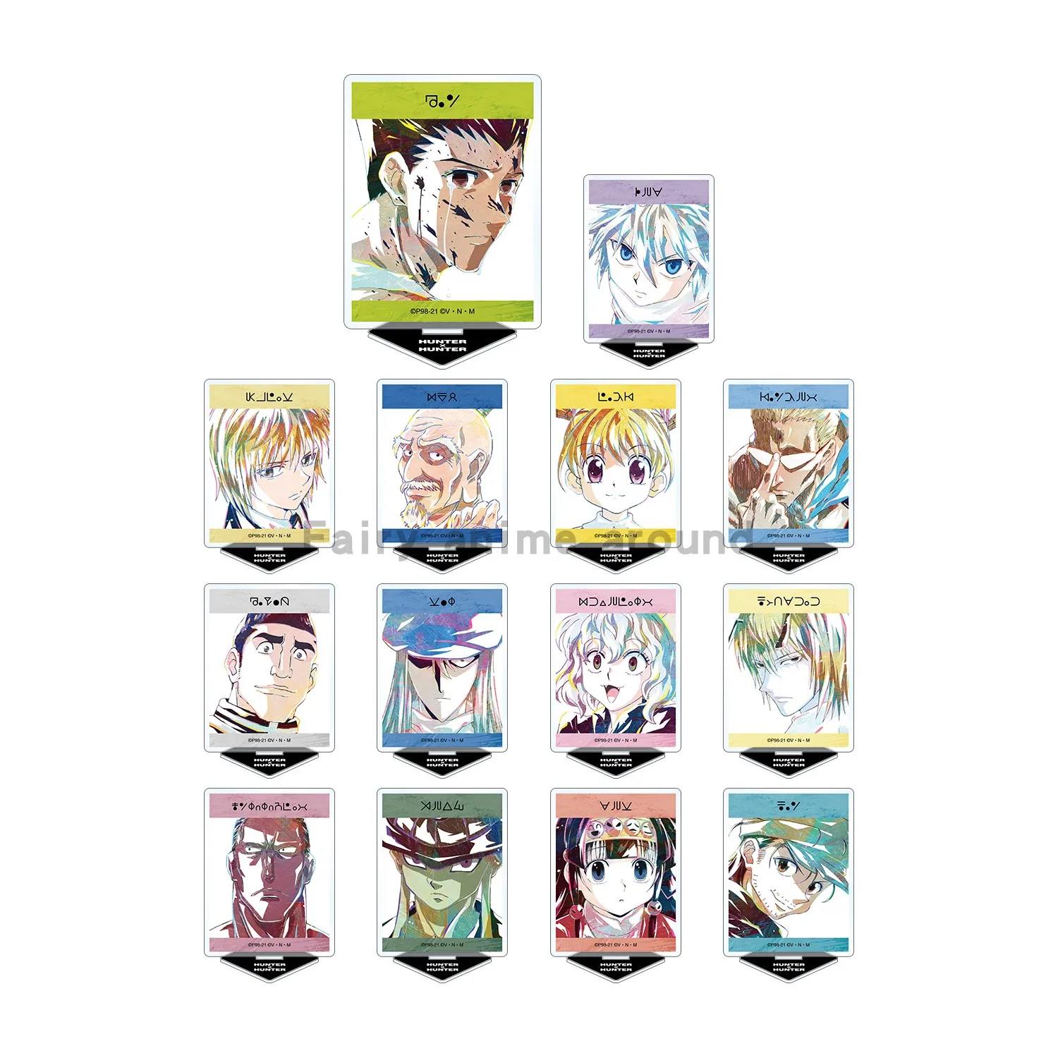 Мини Экшн-фигурка из аниме HUNTER X HUNTER кукла Курапика Reorio Killua Zoldyck акриловая модель на подставке Plate Косплей игрушка для подарка 
Мини Экшн-фигурка из аниме HUNTER X HUNTER кукла Курапика Reorio Killua Zoldyck акриловая модель на подставке Plate Косплей игрушка для подарка