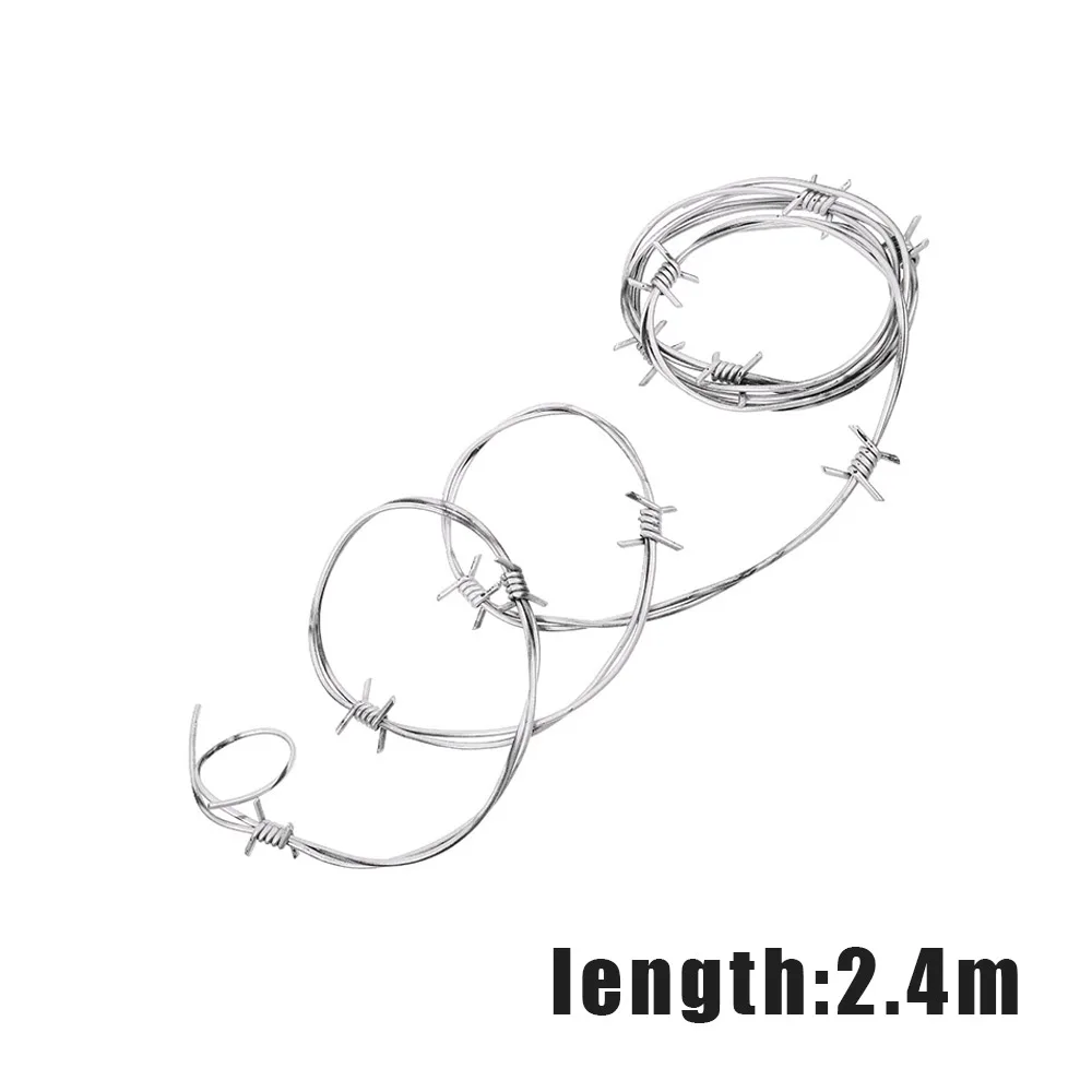 Имитация колючей проволоки для Хэллоуина
Имитация колючей проволоки для Хэллоуина