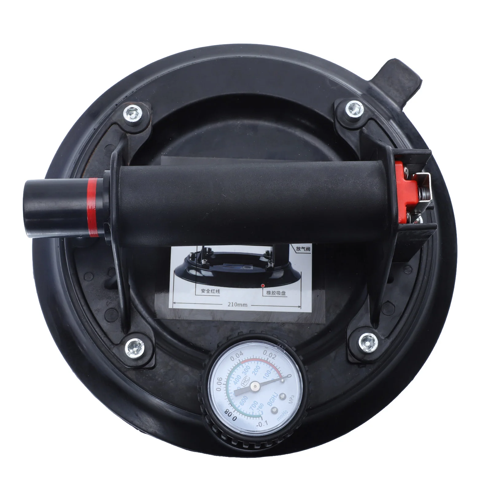 1pc Vacuum Suction Cup Ceramic Glass Lifter Heavy Duty Tile Lifter with Pressure Gauge
1pc Vacuum Suction Cup Ceramic Glass Lifter Heavy Duty Tile Lifter with Pressure Gauge