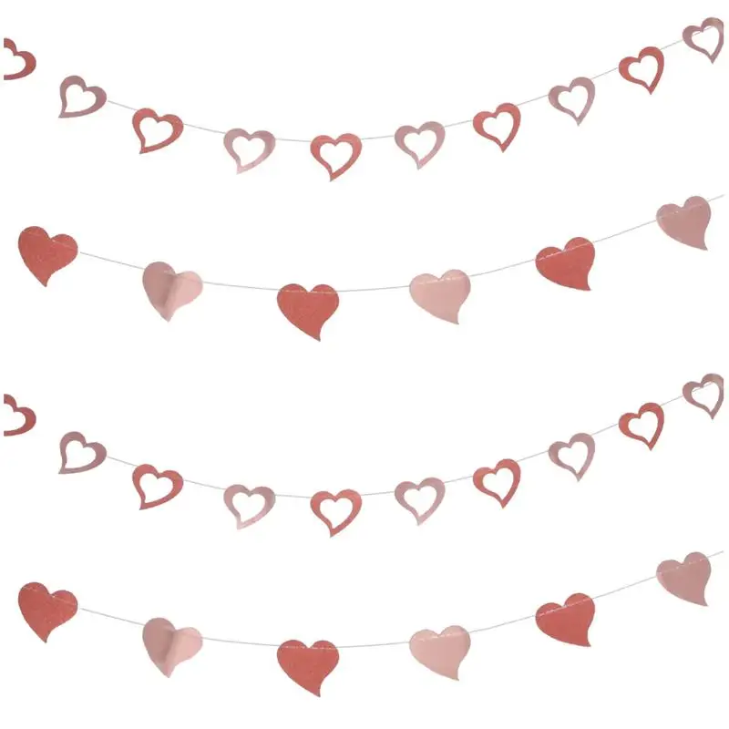 Banner Heart Paper Garland Party Shaped Proposal Bunting Glitter Props Photo Romantic Wedding Ornaments Decorative Decor
Banner Heart Paper Garland Party Shaped Proposal Bunting Glitter Props Photo Romantic Wedding Ornaments Decorative Decor