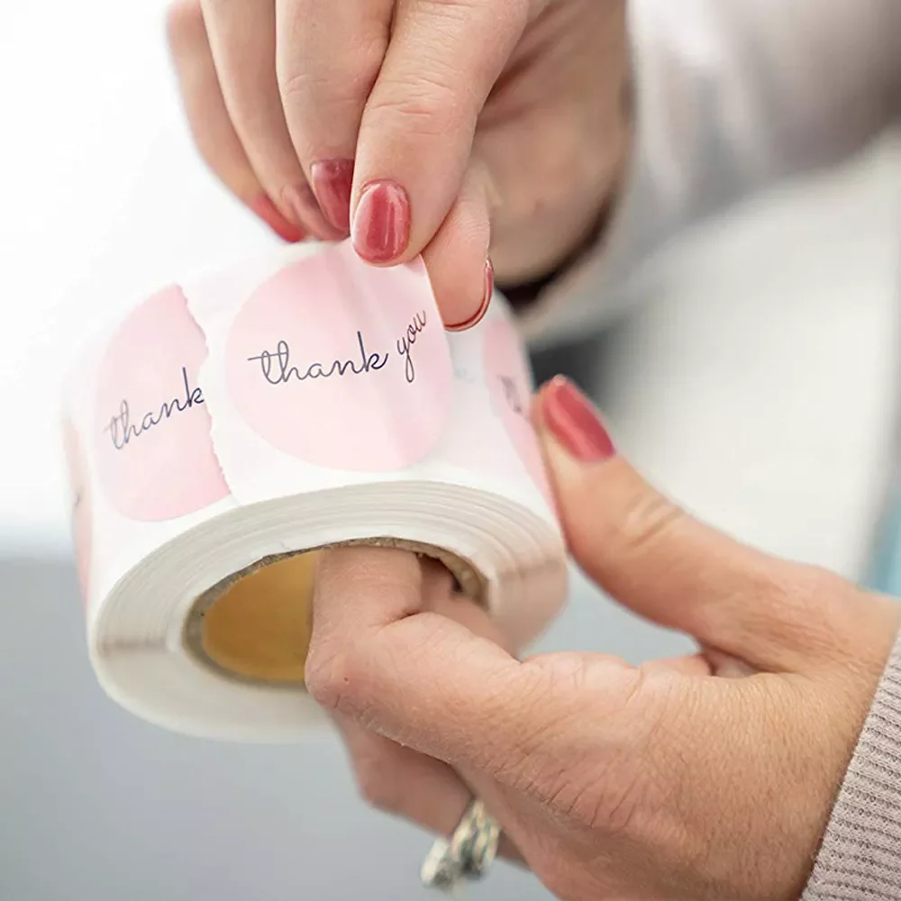 100-500pcs Thank You Sticker Envelope Seal Scrapbook Sticker Pink Heart Cute Round Sticker Stationery Label Stickers 
100-500pcs Thank You Sticker Envelope Seal Scrapbook Sticker Pink Heart Cute Round Sticker Stationery Label Stickers