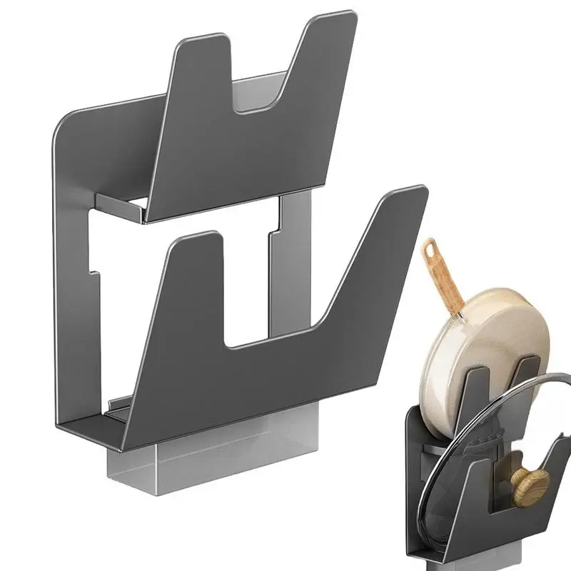 Настенный самоклеящийся держатель для крышек кухонных кастрюль
Настенный самоклеящийся держатель для крышек кухонных кастрюль