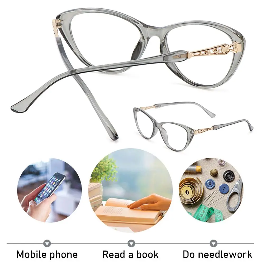 Очки для мужчин, женщин, мужчин, очки для дальнозоркости, HD градиентные пресбиопические очки, очки для чтения «кошачий глаз», диоптрии + 1,0 ~ + 4...
Очки для мужчин, женщин, мужчин, очки для дальнозоркости, HD градиентные пресбиопические очки, очки для чтения «кошачий глаз», диоптрии + 1,0 ~ + 4...
