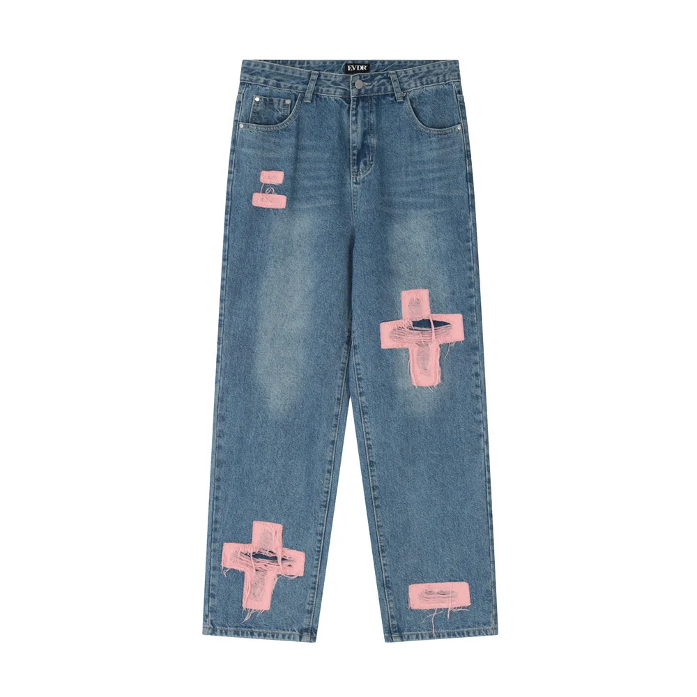 Jean Straight 2023 Mens Pants Skeleton Embroidery Mopping Trousers High Streetwear Long Denim Jeans for Women Baggy Clothing
Jean Straight 2023 Mens Pants Skeleton Embroidery Mopping Trousers High Streetwear Long Denim Jeans for Women Baggy Clothing