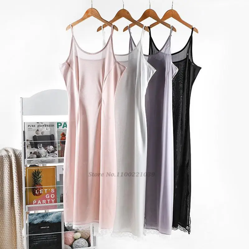2022 full slip dress female loose lace chiffon sleeveless long petticoat underdress solid petticoat bodycon camisole intimates
2022 full slip dress female loose lace chiffon sleeveless long petticoat underdress solid petticoat bodycon camisole intimates
