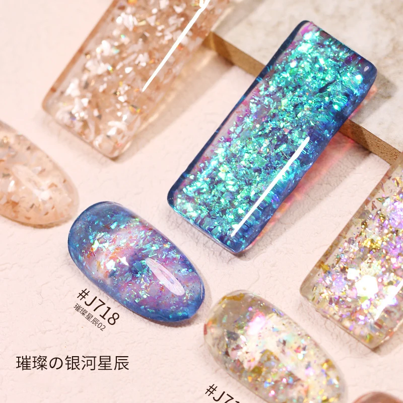 4 Colors Nail Gel Polish 8ml Shining Sequins Glitter Soak Off Uv Led Star Flashing Varnish Gel Nail Polish Gel for Manicure DIY
4 Colors Nail Gel Polish 8ml Shining Sequins Glitter Soak Off Uv Led Star Flashing Varnish Gel Nail Polish Gel for Manicure DIY