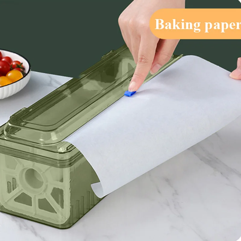 Cling Film Dispenser Roll Case Plastic Cling Wrap Cutter Food Wrap Dispenser Kitchen Film Box 2023 New
Cling Film Dispenser Roll Case Plastic Cling Wrap Cutter Food Wrap Dispenser Kitchen Film Box 2023 New
