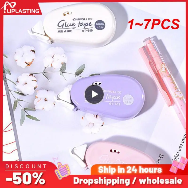1~7PCS 6m*6mm Double Sided Adhesive Scrapbooking Collage Photo Album School Stationery Supplies Roller
1~7PCS 6m*6mm Double Sided Adhesive Scrapbooking Collage Photo Album School Stationery Supplies Roller