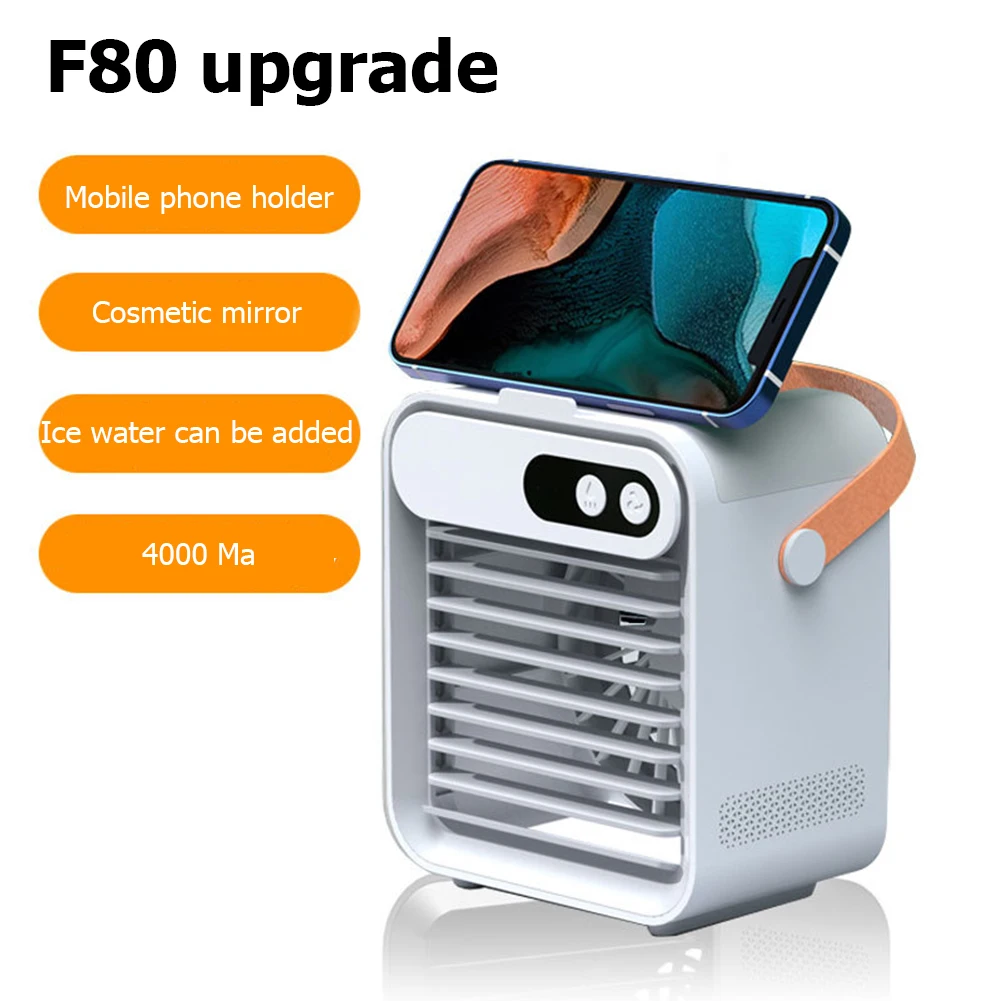New Mini Air Cooler Air Conditioners Home Outdoor Small Air Cooler Portable Mobile Phone Holder Spray USB Charge Air Cooling Fan
New Mini Air Cooler Air Conditioners Home Outdoor Small Air Cooler Portable Mobile Phone Holder Spray USB Charge Air Cooling Fan