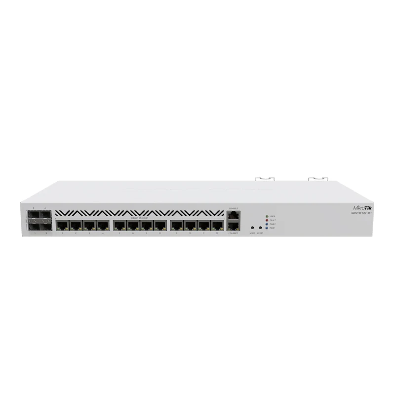 Mikrotik CCR2116-12G-4S+ Router 16-core ARM CPU based CCR 36- core CCR, 6x faster BGP performance. Includes an M.2 PCIe slot
Mikrotik CCR2116-12G-4S+ Router 16-core ARM CPU based CCR 36- core CCR, 6x faster BGP performance. Includes an M.2 PCIe slot
