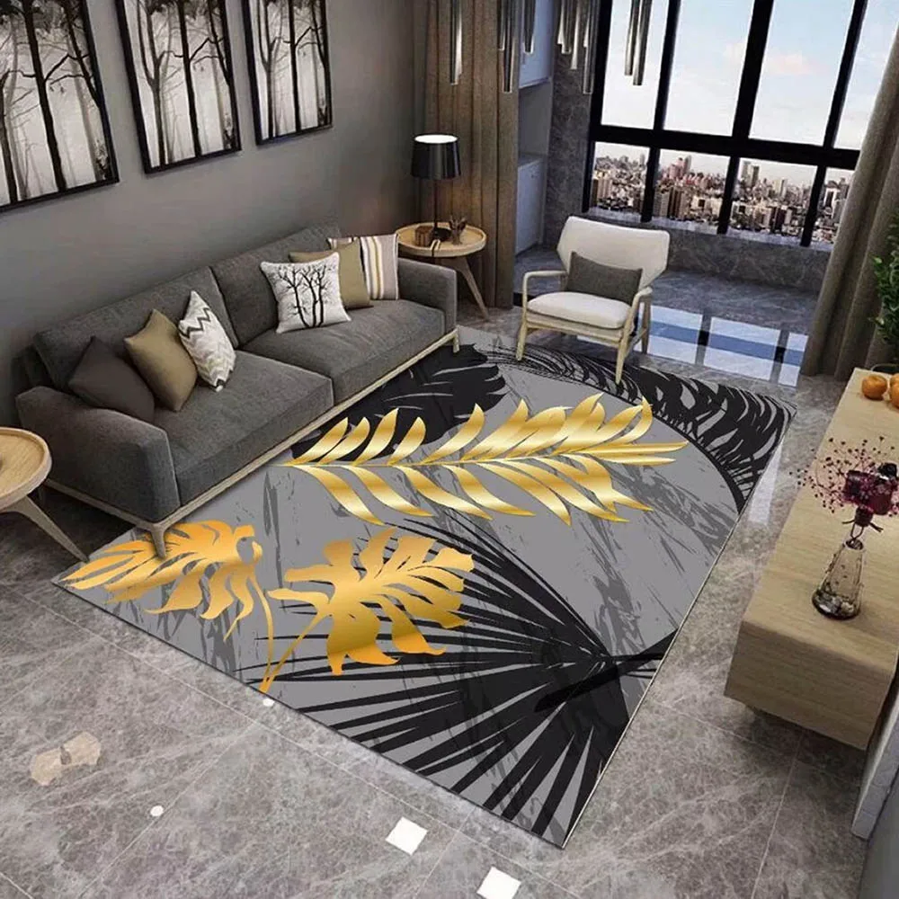 Nordic 3D Gold Carpet Living Room Sofa Coffee Table Mat Geometric Feather Carpets Bedroom Decoration Home Corridor Balcony Rug
Nordic 3D Gold Carpet Living Room Sofa Coffee Table Mat Geometric Feather Carpets Bedroom Decoration Home Corridor Balcony Rug