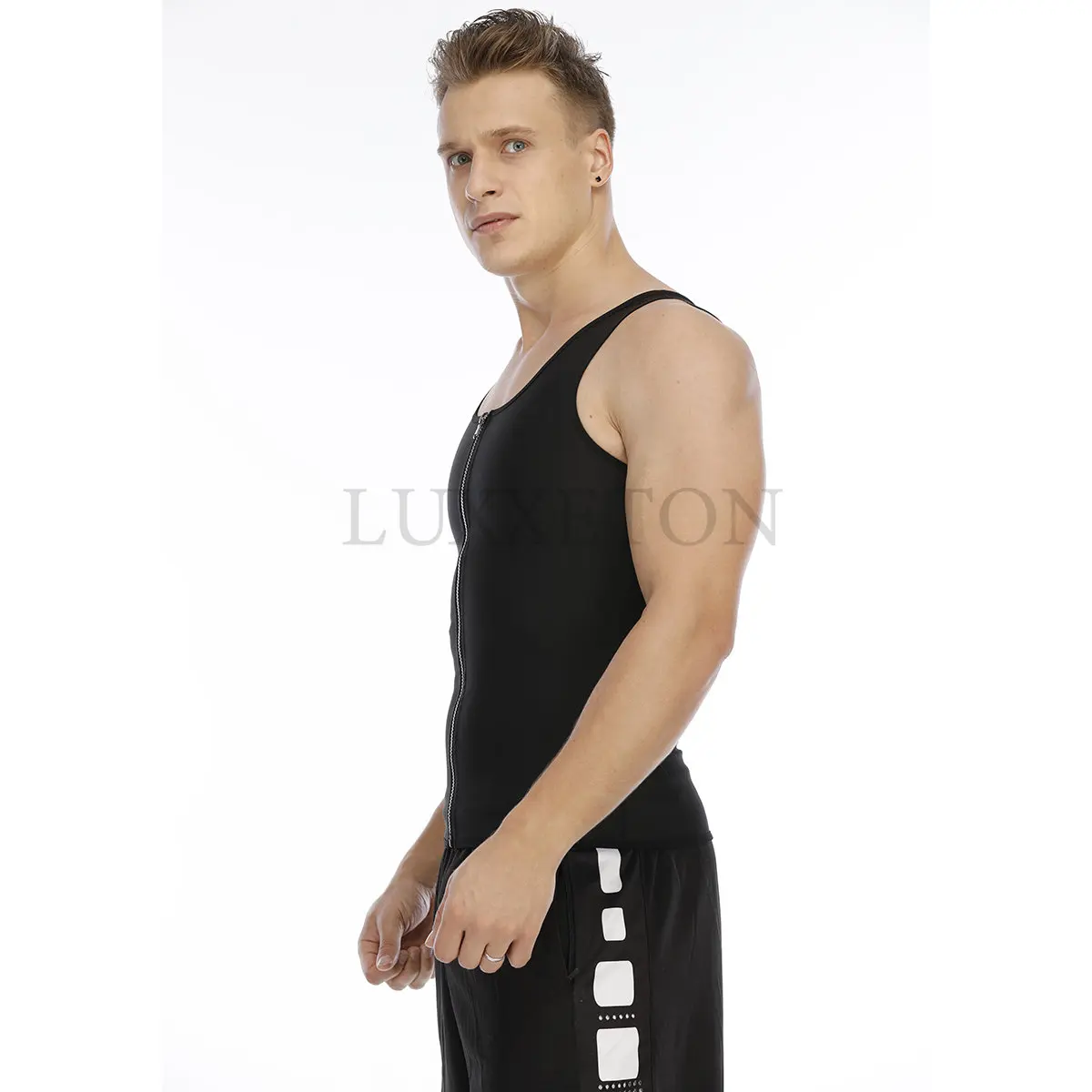 Men Sauna Shaper Vest Thermo Sweat Shapewear Tummy Control Slimming Tank Top Gym Fitness Workout Zipper Corset Shirt Fat Burning
Men Sauna Shaper Vest Thermo Sweat Shapewear Tummy Control Slimming Tank Top Gym Fitness Workout Zipper Corset Shirt Fat Burning
