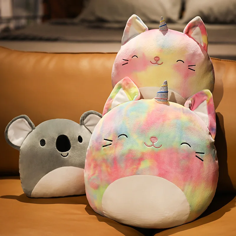 

30/45cm Hot Cute Soft Fat Unicorn Cat Koala Plush Toys Stuffed Office Nap Sleep Pillow Cushion Kawaii Gift Doll For Kids Girls