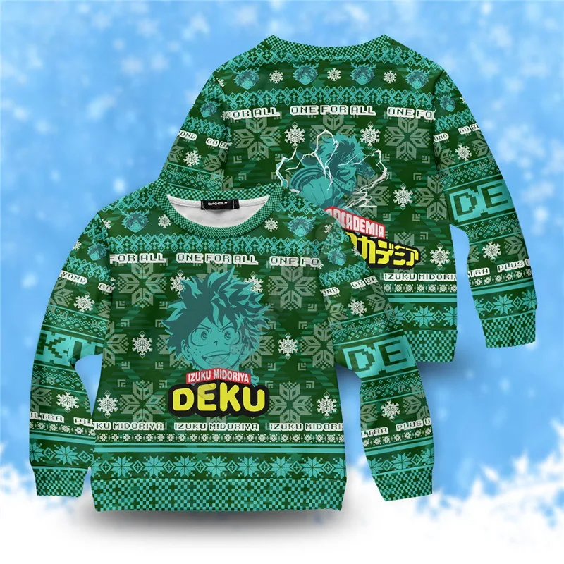 My Hero Academia Xmas kids unisex 3d print Hoodies Pullover Boy For Girl Long Sleeve Shirts Kids Christmas Sweatshirt
My Hero Academia Xmas kids unisex 3d print Hoodies Pullover Boy For Girl Long Sleeve Shirts Kids Christmas Sweatshirt