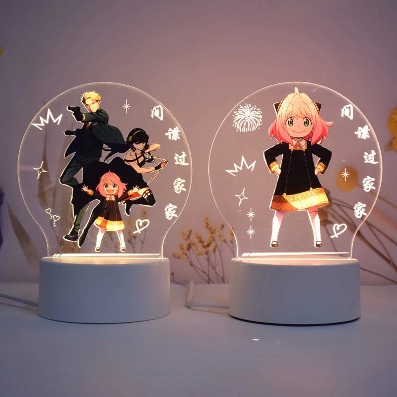 SPY×FAMILY 3d Night Lights Creative Anime Yuri Briar Anya Forger Led Light Multicolor Acrylic Exquisite Birthday Decorations
SPY×FAMILY 3d Night Lights Creative Anime Yuri Briar Anya Forger Led Light Multicolor Acrylic Exquisite Birthday Decorations