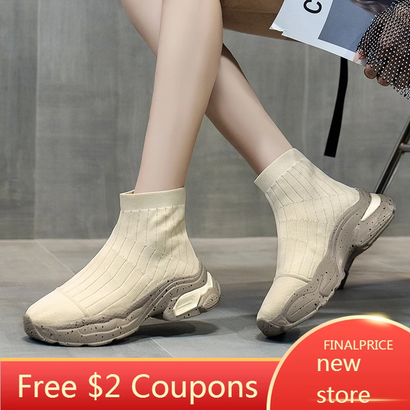 Women Shoe Socks Running Female Sneakers Sports Shoes for Women Breathable Casual Zapatos Mujer Platform Vulcanize Ankle Boots
Women Shoe Socks Running Female Sneakers Sports Shoes for Women Breathable Casual Zapatos Mujer Platform Vulcanize Ankle Boots