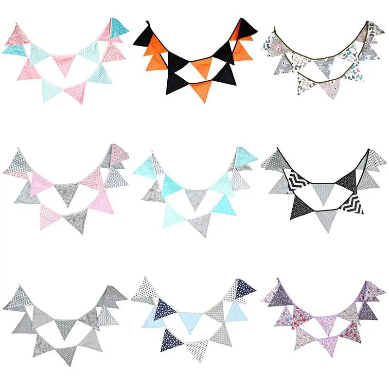 12 Flags 3.2m Pennants Cotton Bunting Banner Flags Party Decor For Festival Baby Shower Wedding Garland Flags Party Room Decor
12 Flags 3.2m Pennants Cotton Bunting Banner Flags Party Decor For Festival Baby Shower Wedding Garland Flags Party Room Decor