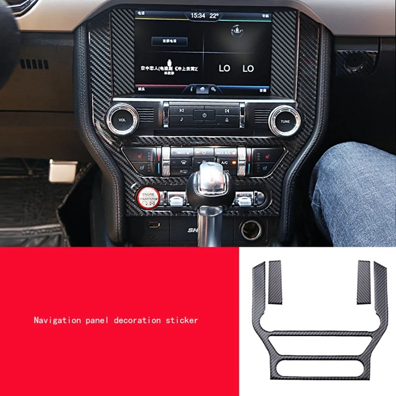GPS Navigation/Audio Panel Decoration Sticker Car Accessories for Ford Mustang 2015 2016 2017
GPS Navigation/Audio Panel Decoration Sticker Car Accessories for Ford Mustang 2015 2016 2017