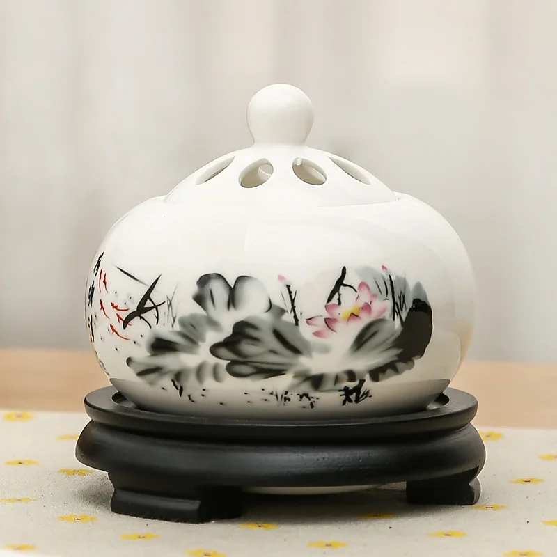 Timed temperature regulating electric incense burner ceramic incense burner electronic Aloe Vera burner essential oil inserted 
Timed temperature regulating electric incense burner ceramic incense burner electronic Aloe Vera burner essential oil inserted