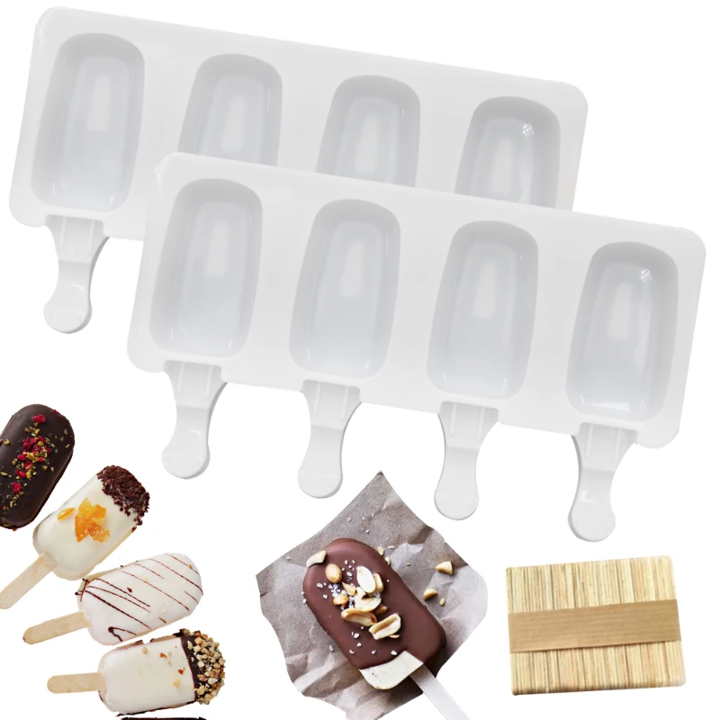 4 Silicone Mold Silicone Ice Cream Mold Popsicle Molds DIY Ice Cream Mould Ice Pop Maker Mould Ice Tray
4 Silicone Mold Silicone Ice Cream Mold Popsicle Molds DIY Ice Cream Mould Ice Pop Maker Mould Ice Tray