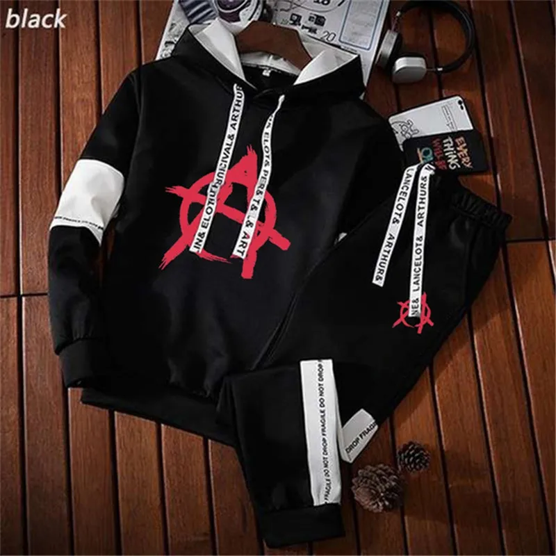 Autumn Winter Pullover Sweatshirts 2 Pcs Sets Men Fashion Printed Hip Hop Sport Tracksuits Casual Hooded Hoodies+pants Suits
Autumn Winter Pullover Sweatshirts 2 Pcs Sets Men Fashion Printed Hip Hop Sport Tracksuits Casual Hooded Hoodies+pants Suits