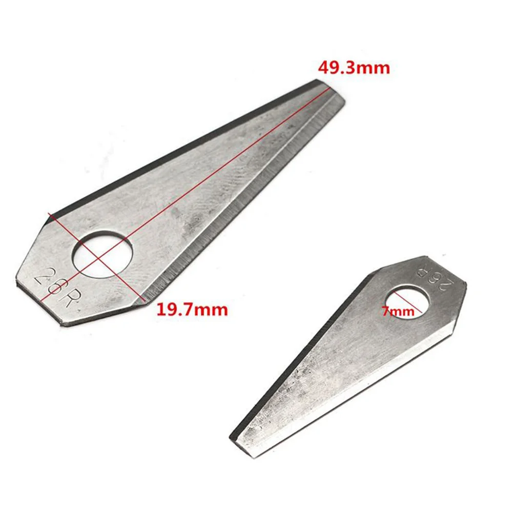 Brand New None Cutting Blades Replacement Lawn Mower Replacement Robot Sliver Stainless Steel 49*19*1mm Blades
Brand New None Cutting Blades Replacement Lawn Mower Replacement Robot Sliver Stainless Steel 49*19*1mm Blades