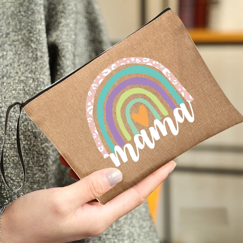 Rainbow mama makeup pouch exquisite in workmanship Simple kawaii Consmet bag woman a wide selection of colours and designs
Rainbow mama makeup pouch exquisite in workmanship Simple kawaii Consmet bag woman a wide selection of colours and designs