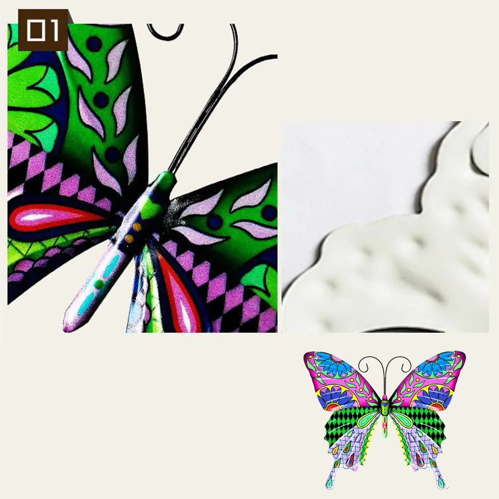 Iron Butterfly Wall Ornaments Colorful Hanging Decorations Wall Art Crafts For Outdoor Indoor Garden Home Decor
Iron Butterfly Wall Ornaments Colorful Hanging Decorations Wall Art Crafts For Outdoor Indoor Garden Home Decor