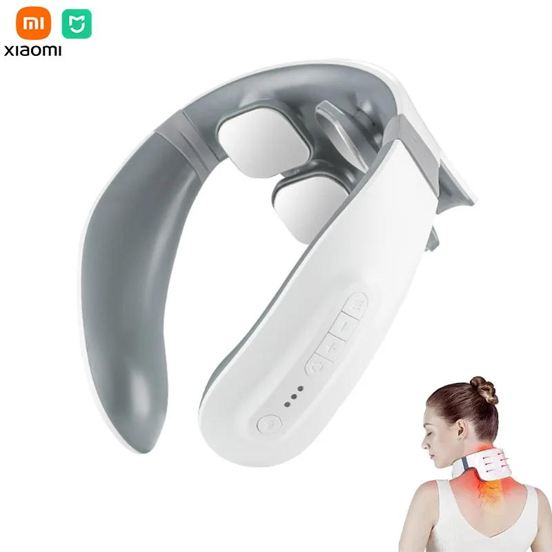 Xiaomi Mijia Neck Massager Rechargeable Automatic 4-Head Heating Neck Massager Heat Deep Kneading Massage for Pain Relief Tools
Xiaomi Mijia Neck Massager Rechargeable Automatic 4-Head Heating Neck Massager Heat Deep Kneading Massage for Pain Relief Tools