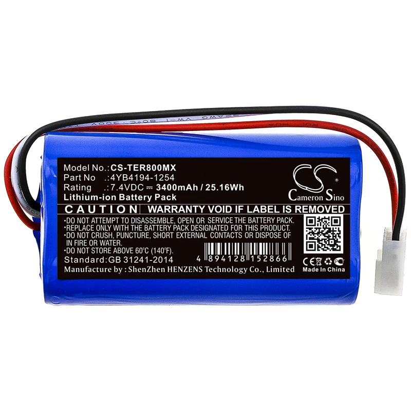 Медицинская батарея для инфузионного насоса Terumo 4YB4194-1254 TE-SS800, наш магазин проводит рекламную акцию
Медицинская батарея для инфузионного насоса Terumo 4YB4194-1254 TE-SS800, наш магазин проводит рекламную акцию