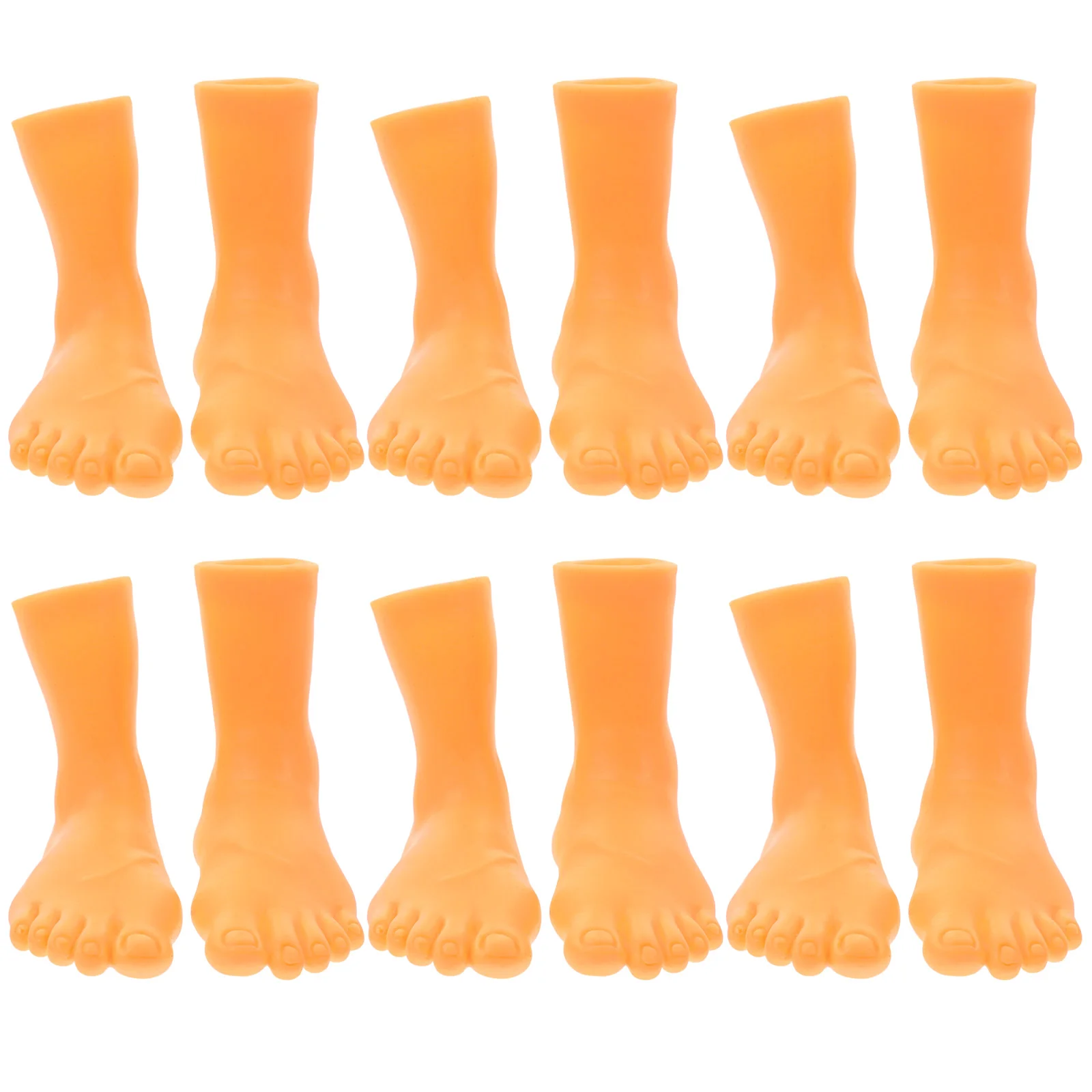 

6 Pairs Kids Bath Toys Small Feet Infant Bath Toys Thumb Puppet Nativity Toys Kids Puppet Hands Feet Toddler Finger Booties