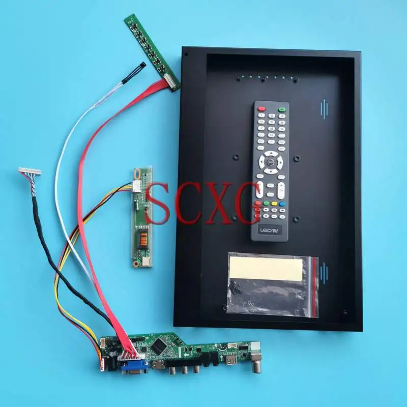 Analog TV Driver Board+Metal Case Fit LTD121EC3L LTD121ECAK 1024*768 Kit 12.1" 1-CCFL LVDS 20 Pin VGA HDMI-Compatible AV USB RF 
Analog TV Driver Board+Metal Case Fit LTD121EC3L LTD121ECAK 1024*768 Kit 12.1" 1-CCFL LVDS 20 Pin VGA HDMI-Compatible AV USB RF