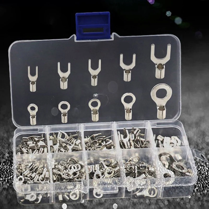 320pcs Multi-function Quick Connector Spring Rod Terminal Block Cable PCT-222 OT/UT Terminal Bare Fork Copper Fork Connector
320pcs Multi-function Quick Connector Spring Rod Terminal Block Cable PCT-222 OT/UT Terminal Bare Fork Copper Fork Connector