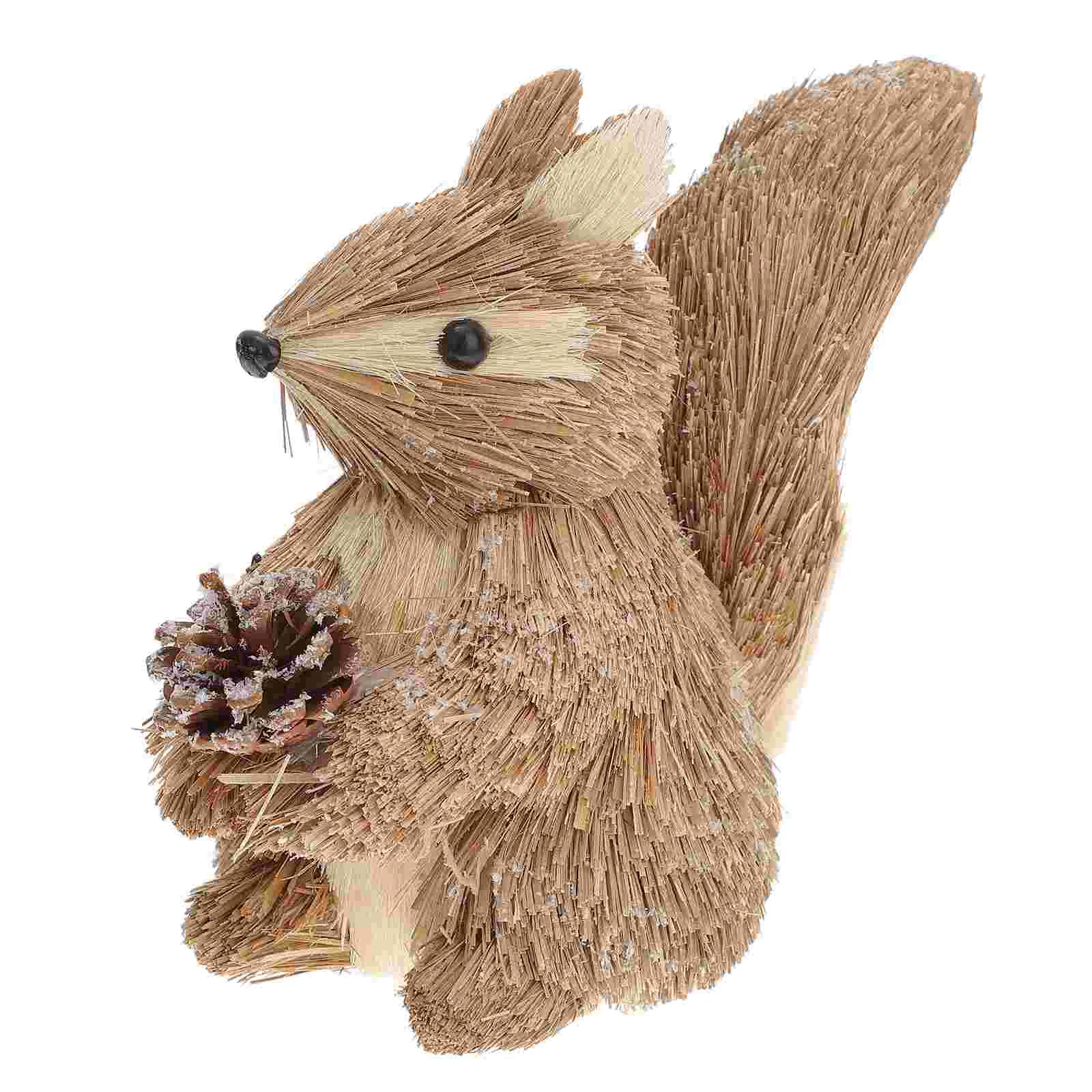 Straw Squirrel Adorable Christmas Desktop Decor Creative Ornament Gift Xmas Fairy Figurines
Straw Squirrel Adorable Christmas Desktop Decor Creative Ornament Gift Xmas Fairy Figurines
