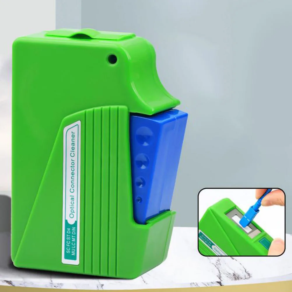 Fiber Optical Cleaning Box KLS-550 Universal Connector Box 130*90*40 (mm) Cleaner Tool For SC/FC/ST/LC/D4/DIND Singal Parts
Fiber Optical Cleaning Box KLS-550 Universal Connector Box 130*90*40 (mm) Cleaner Tool For SC/FC/ST/LC/D4/DIND Singal Parts