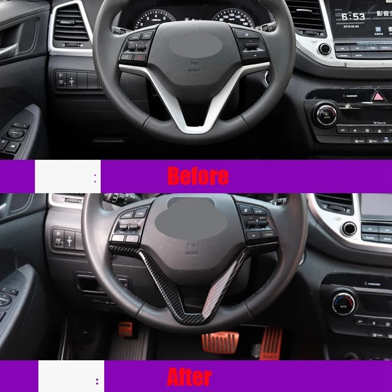 ABS Accessories for Hyundai Tucson 3Th 2015-2019 LHD Car Steering Wheel Sequins Cover Interior Trims
ABS Accessories for Hyundai Tucson 3Th 2015-2019 LHD Car Steering Wheel Sequins Cover Interior Trims