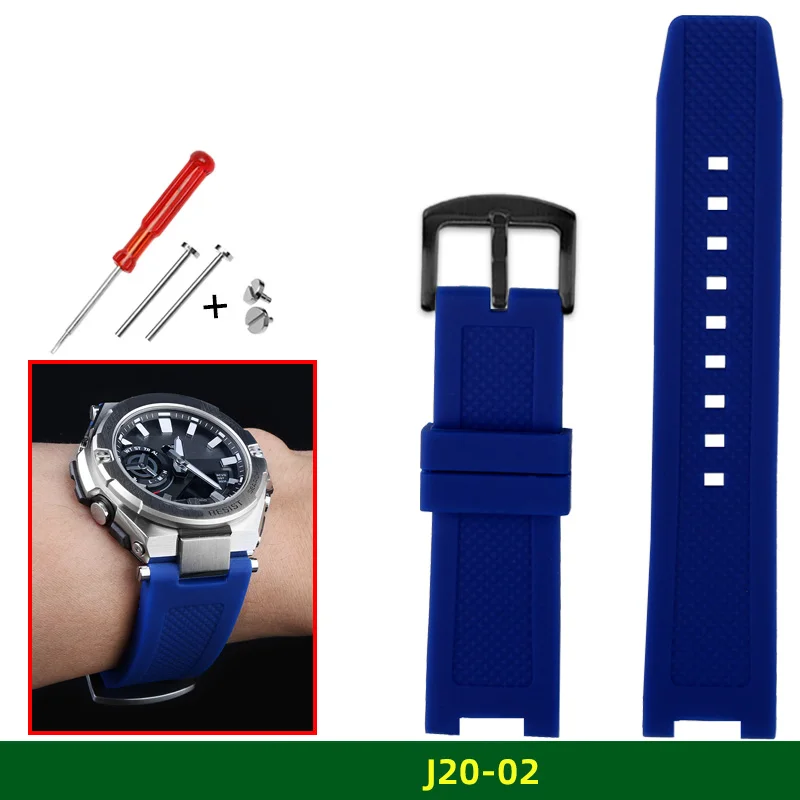 For C-asio G-SHOCK GST-B500D/AD Series Silicone wristband Men's Modified Waterproof Notched Rubber Watchband Strap bracelet
For C-asio G-SHOCK GST-B500D/AD Series Silicone wristband Men's Modified Waterproof Notched Rubber Watchband Strap bracelet