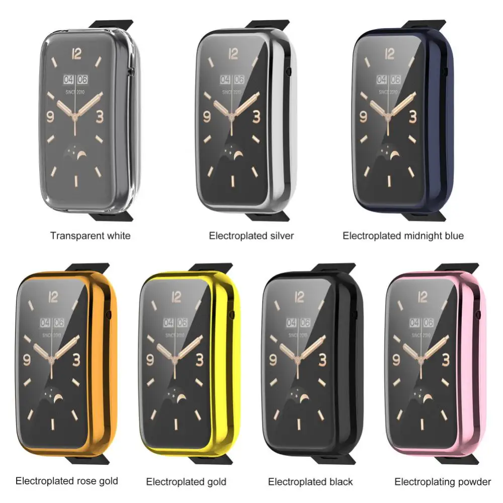Dustproof For Xiaomi Band 7pro Tpu Electroplating Smart Watch Accessories Protective Cover Protective Shell Anti-fall
Dustproof For Xiaomi Band 7pro Tpu Electroplating Smart Watch Accessories Protective Cover Protective Shell Anti-fall