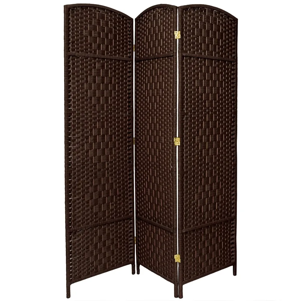 6 Ft. Tall Diamond Weave Room Divider - Dark Mocha - 3 Panel Freight Free Partitions Office Partition Furniture
6 Ft. Tall Diamond Weave Room Divider - Dark Mocha - 3 Panel Freight Free Partitions Office Partition Furniture